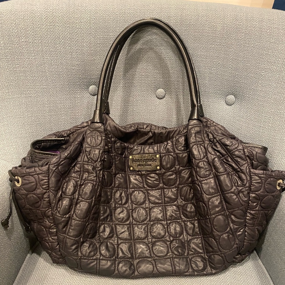 Quilted Kate Spade diaper bag